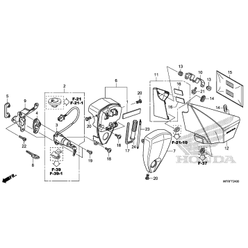 SIDE COVER@TOOLS         @COMBINATION SWITCH