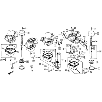 CARB. COMPONENT PARTS