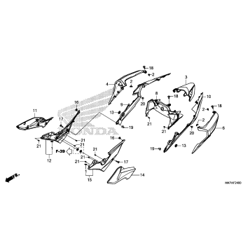 SIDE COVER@REAR COWL