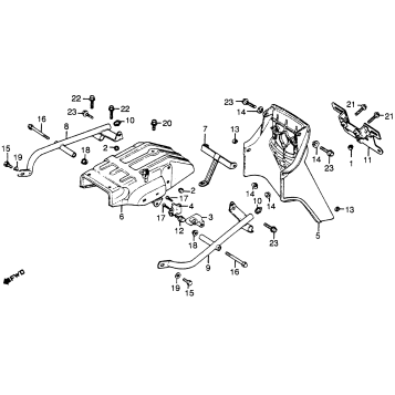 REAR FENDER + BUMPER