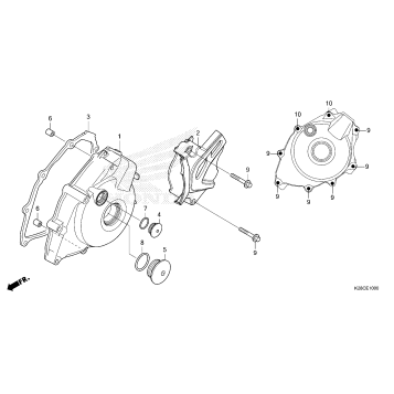 LEFT CRANKCASE COVER