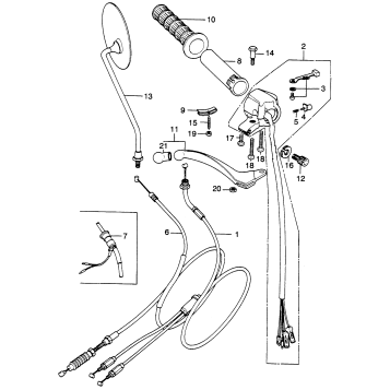 RIGHT HANDLE SWITCH + CABLE I