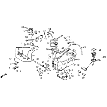 1200I/A FUEL TANK 84-85