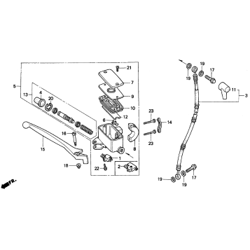 FRONT BRAKE MASTER CYLINDER