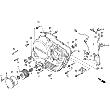 RIGHT CRANKCASE COVER