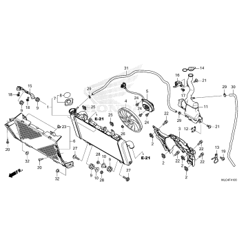 RADIATOR@RESERVE TANK