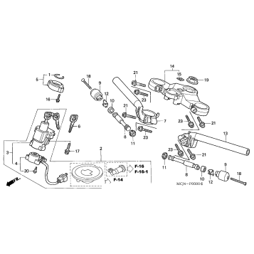 HANDLEBAR + TOP BRIDGE