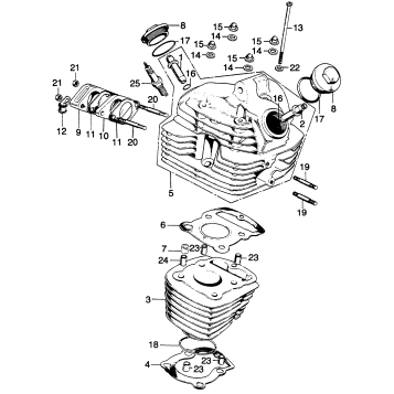 CYLINDER + CYLINDER HEAD