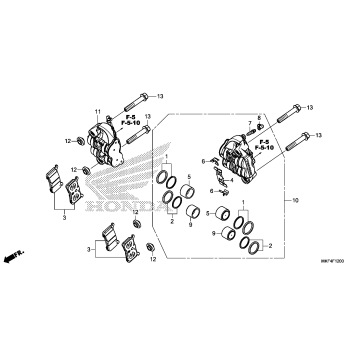 FRONT BRAKE CALIPER (1)