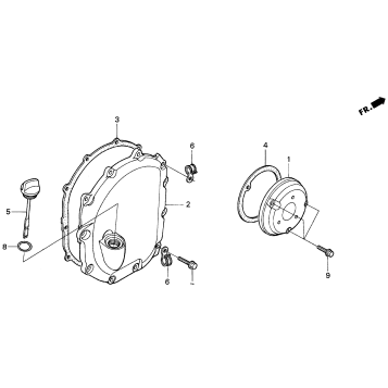 RIGHT CRANKCASE COVER