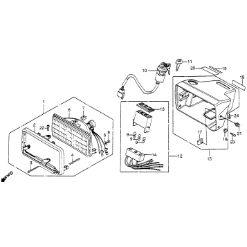HEADLIGHT + HEADLIGHT CASE