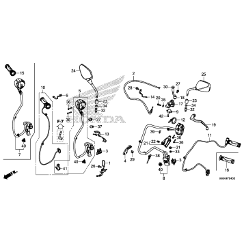 HANDLE LEVER@SWITCH@CABLE