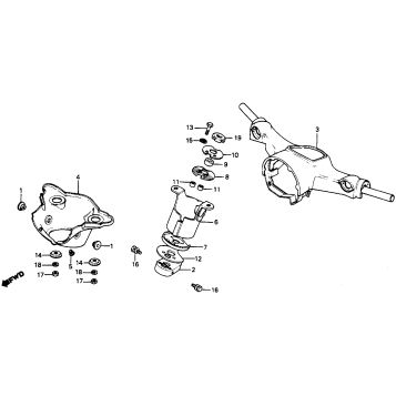 HANDLEBAR + TOP BRIDGE