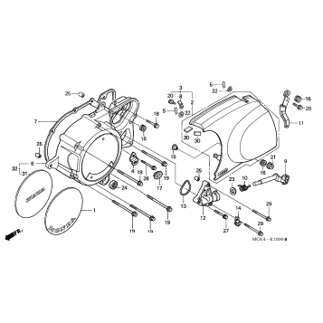 LEFT CRANKCASE COVER