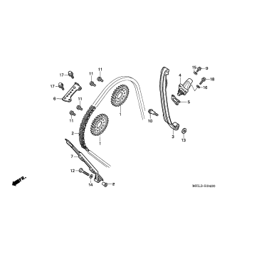 CAM CHAIN + TENSIONER
