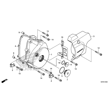 LEFT CRANKCASE COVER