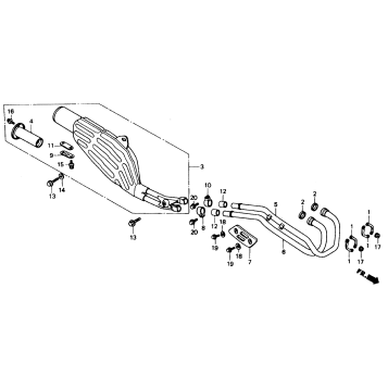 EXHAUST MUFFLER 88-90