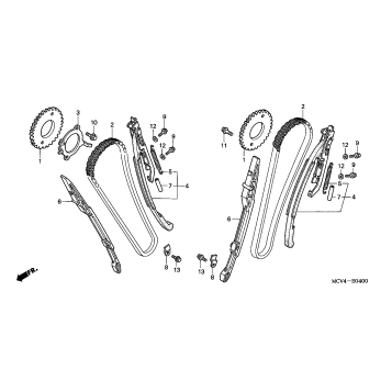 CAM CHAIN + TENSIONER