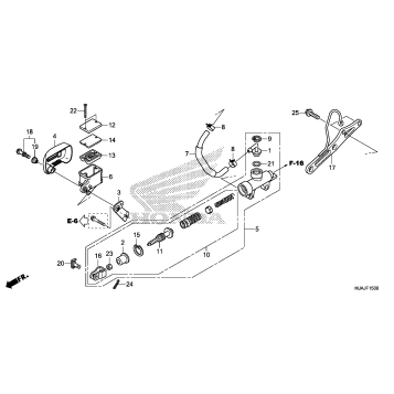 REAR BRAKE MASTER        CYLINDER