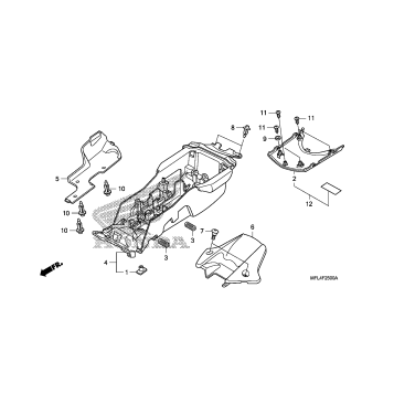 REAR FENDER (CBR1000RR)