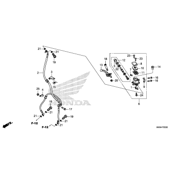 FRONT BRAKE MASTER       CYLINDER (1)