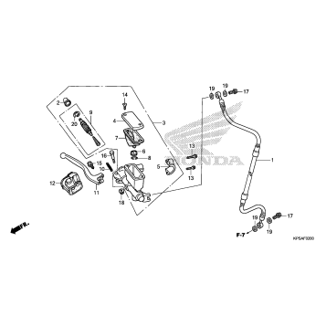 FRONT BRAKE MASTER       CYLINDER