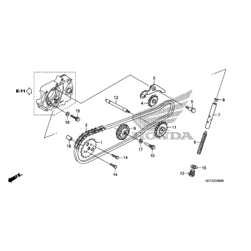 CAM CHAIN + TENSIONER