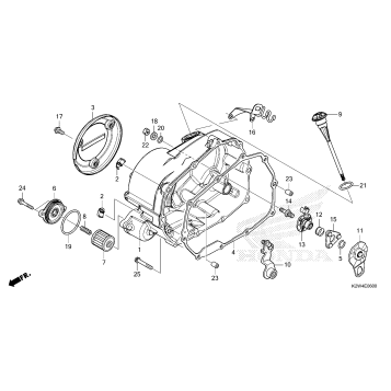 RIGHT CRANKCASE COVER