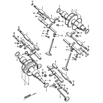 CAMSHAFT + VALVE