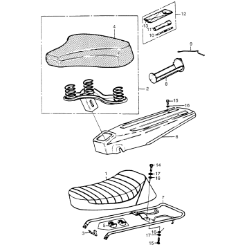 SEAT + CARRIER + TOOLS