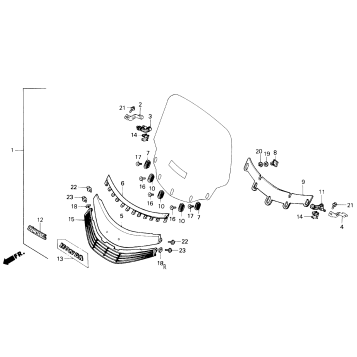 SCREEN GARNISH SET 90