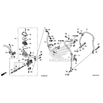 FRONT BRAKE MASTER       CYLINDER