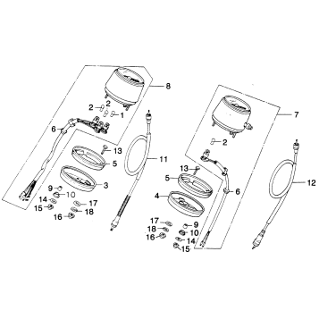 SPEEDOMETER + TACHOMETER