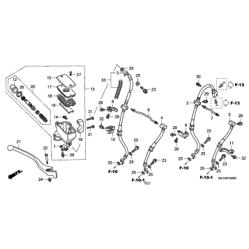 FRONT BRAKE MASTER CYLINDER