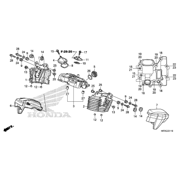 REAR CYLINDER HEAD COVER