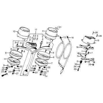 SPEEDOMETER + TACHOMETER