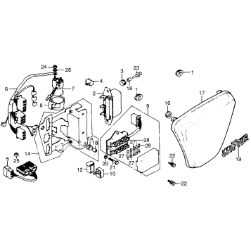 LEFT SIDE COVER + ELECTRIC PLATE