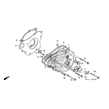 LEFT CRANKCASE COVER