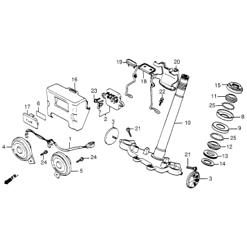 STEERING STEM + FUSE