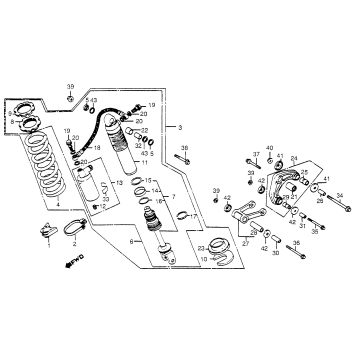REAR SHOCK ABSORBER 83