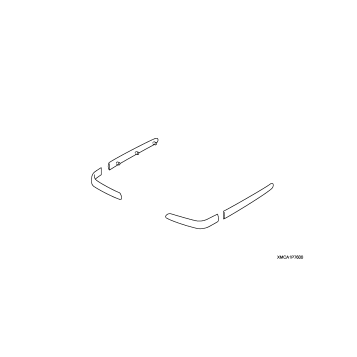 SADDLEBAG MOLDING KIT    (CHROME)