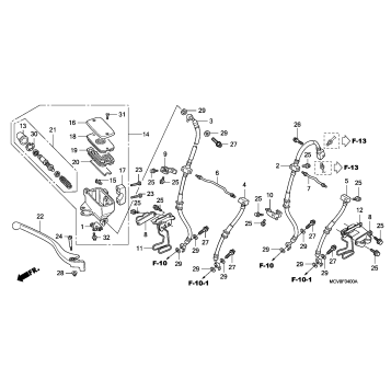FRONT BRAKE MASTER CYLINDER