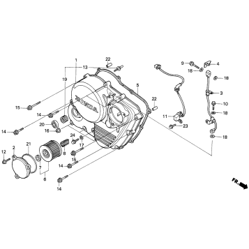 RIGHT CRANKCASE COVER
