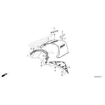 REAR CENTER TOP COVER