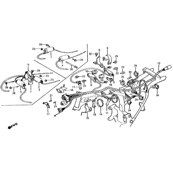 WIRE HARNESS + IGNITION COIL