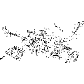CARBURETOR COMPONENTS PARTS