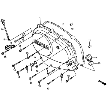 RIGHT CRANKCASE COVER