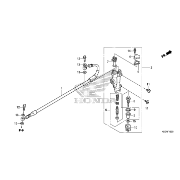 REAR BRAKE MASTER CYLINDER