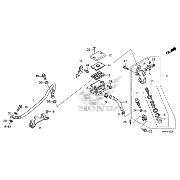REAR BRAKE MASTER        CYLINDER (1)