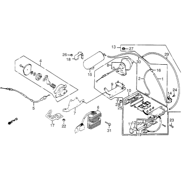 GL1200L CRUISE VALVE + ACTUATOR 85